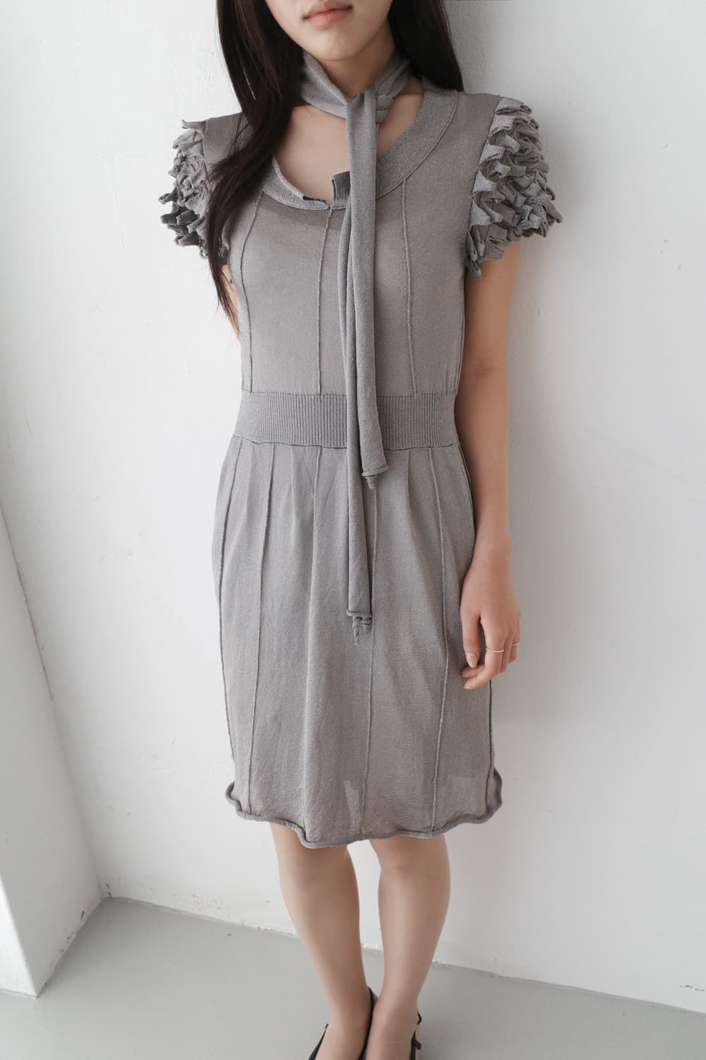 pearl see-through one-piece 상품이미지8