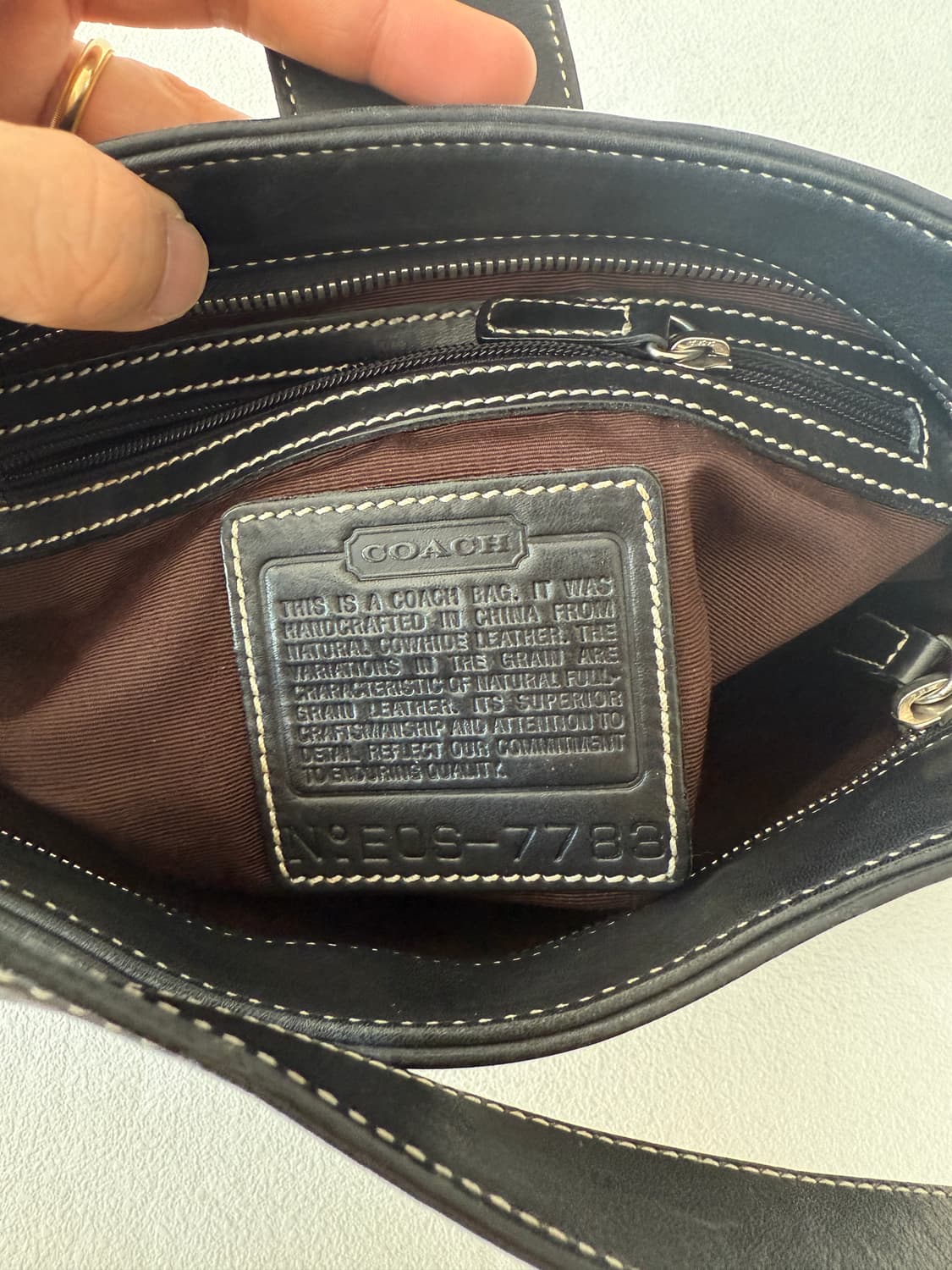 올드 코치(COACH) 레더 숄더백 상품이미지10