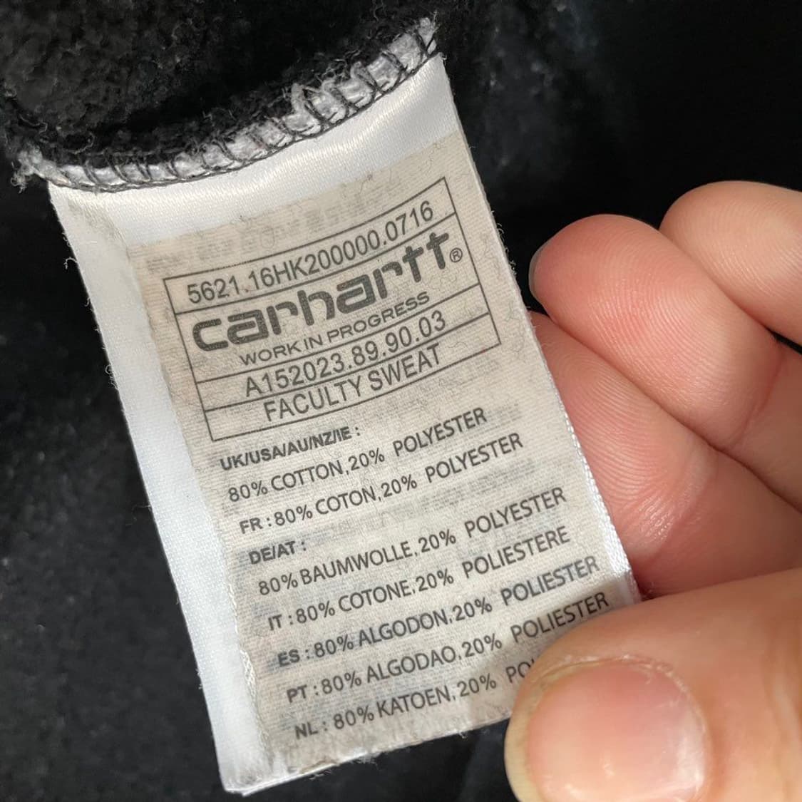 칼하트 기모 맨투맨. 5601 상품이미지4