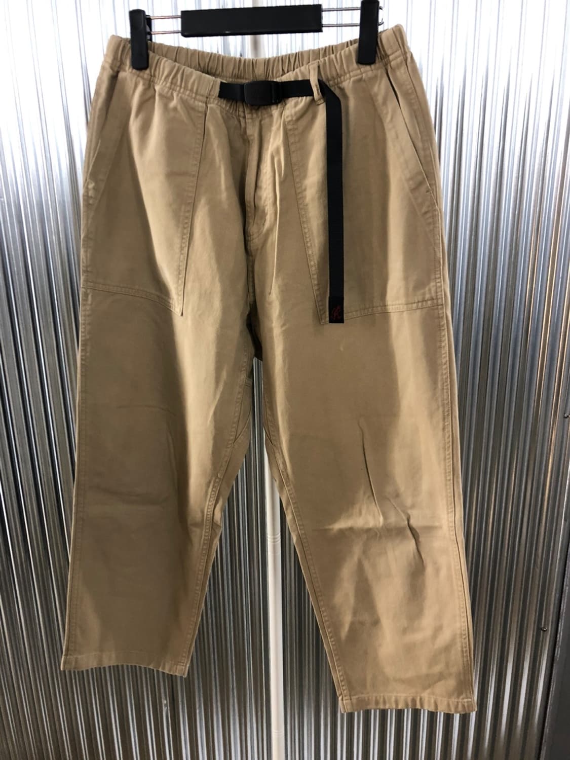 그라미치 루즈 테이퍼드 면바지 L 베이지 상품이미지2