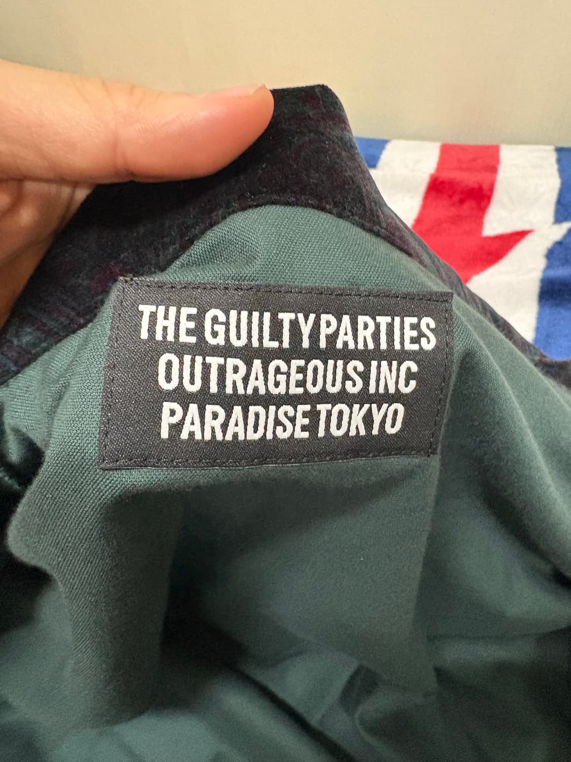 와코마리아 페이즐리 벨벳 트렉 (s) 상품이미지3