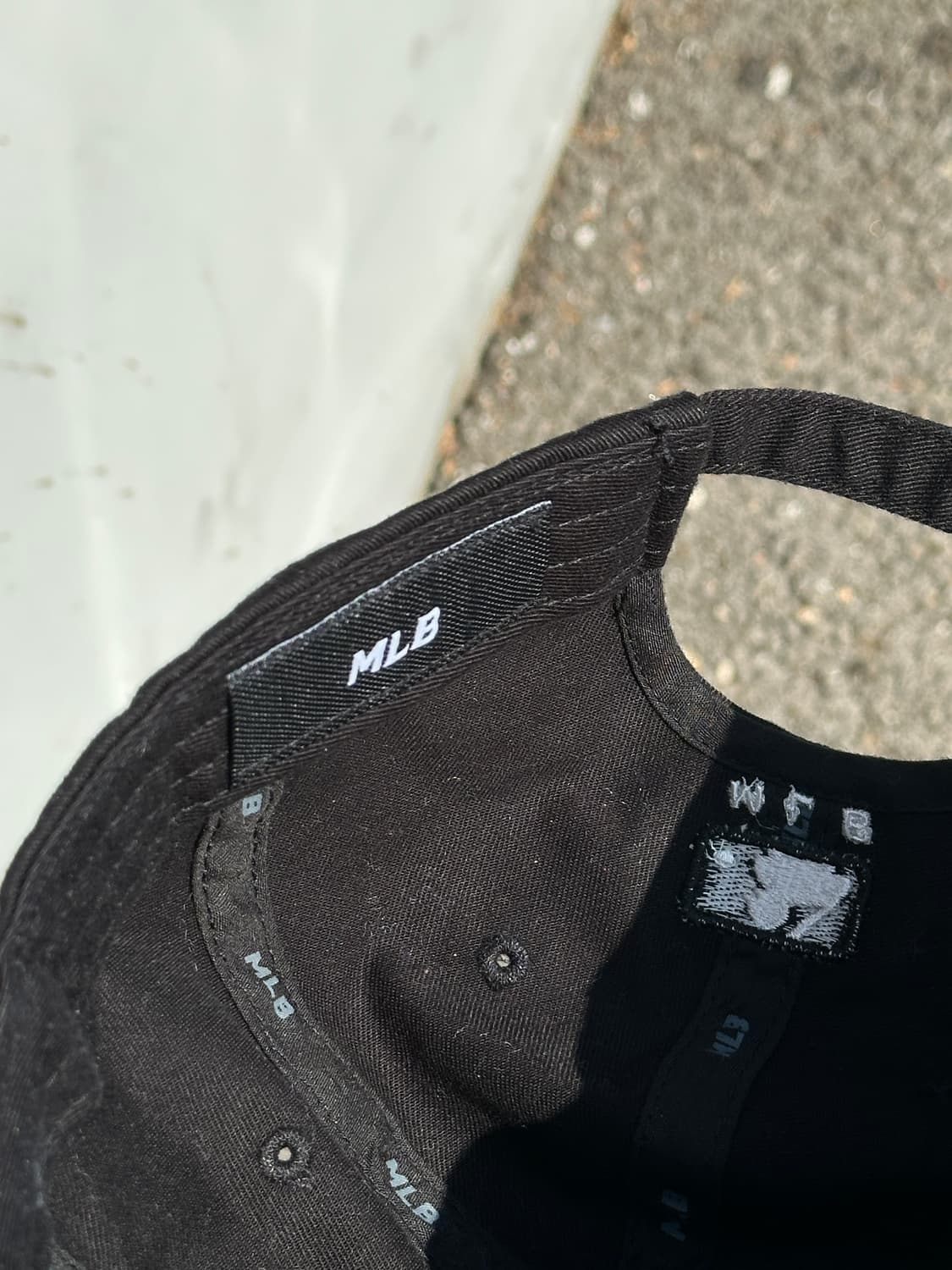 [M-L] MLB 엠엘비 뉴욕양키스 블랙 볼캡 모자 상품이미지6