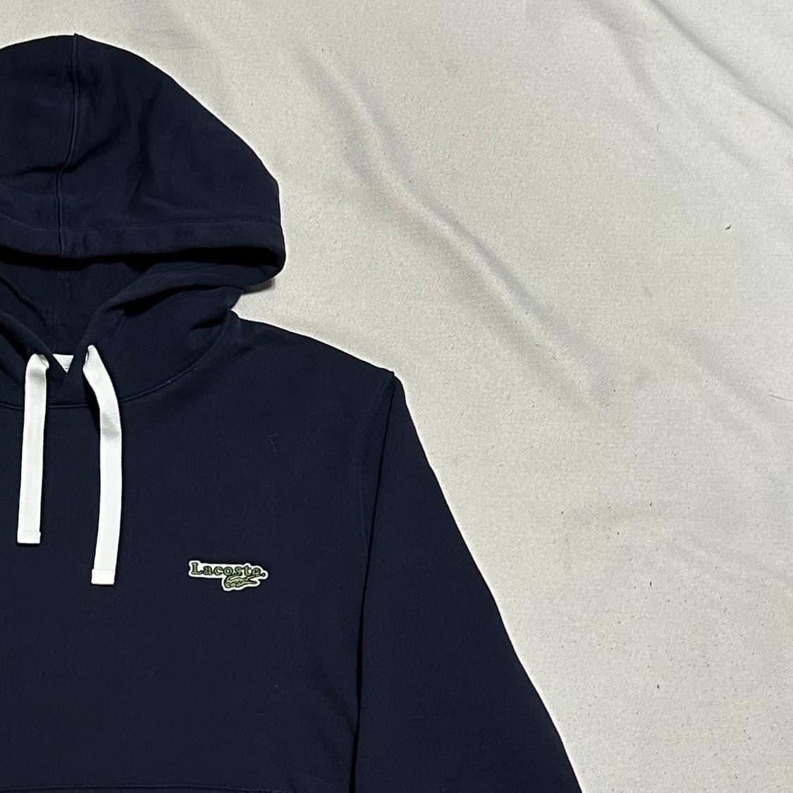 L 라코스테 네이비 써멀 후드티 상품이미지1