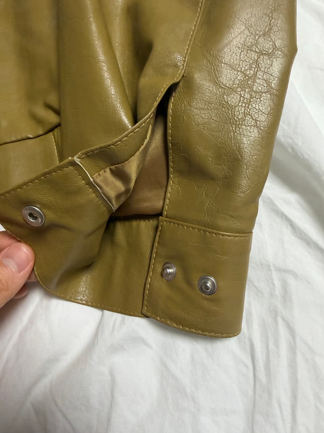 르마드 레더 자켓 상품이미지4