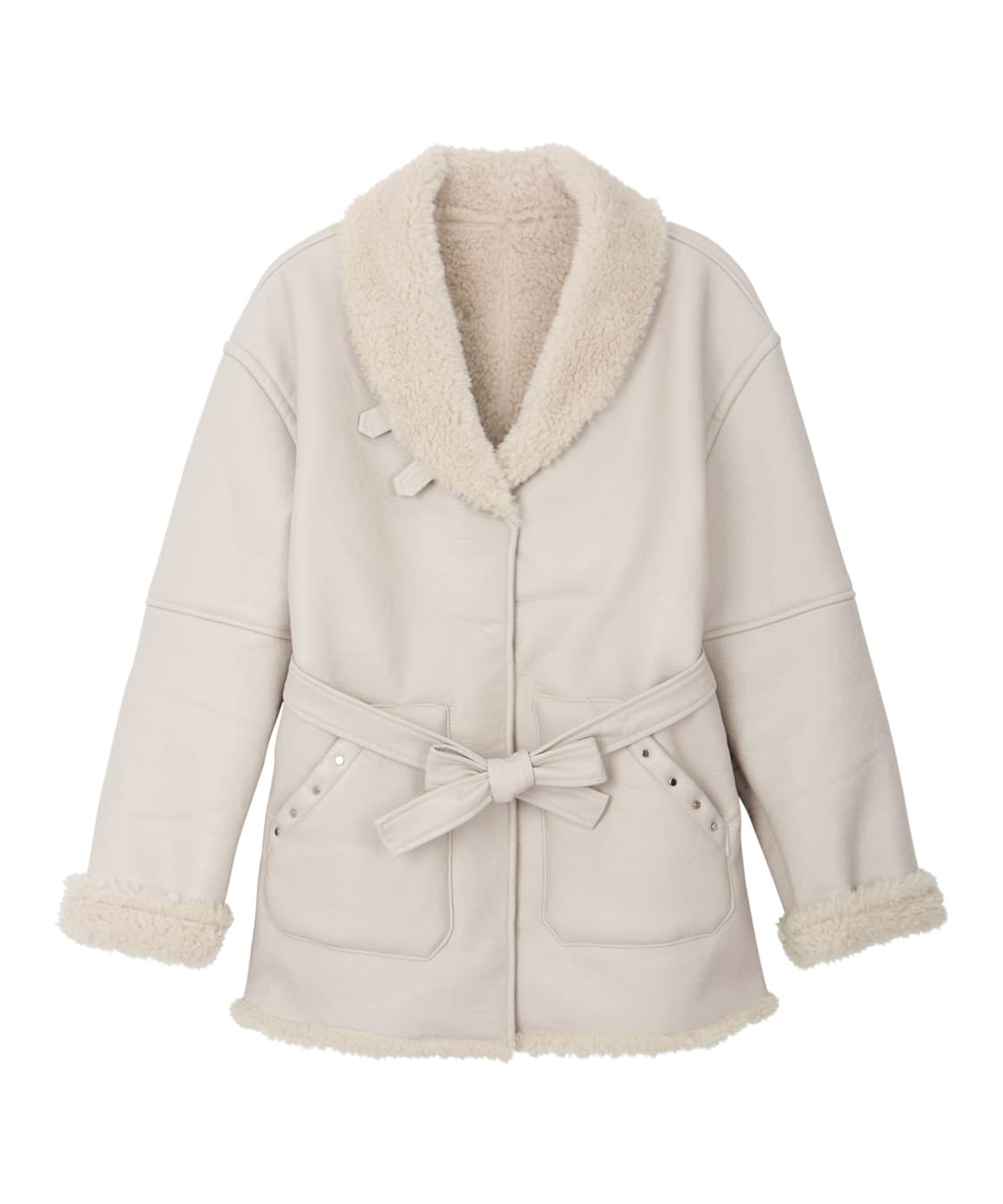 비터셀즈 무스탕 새상품 프리사이즈
택있음  상품이미지4