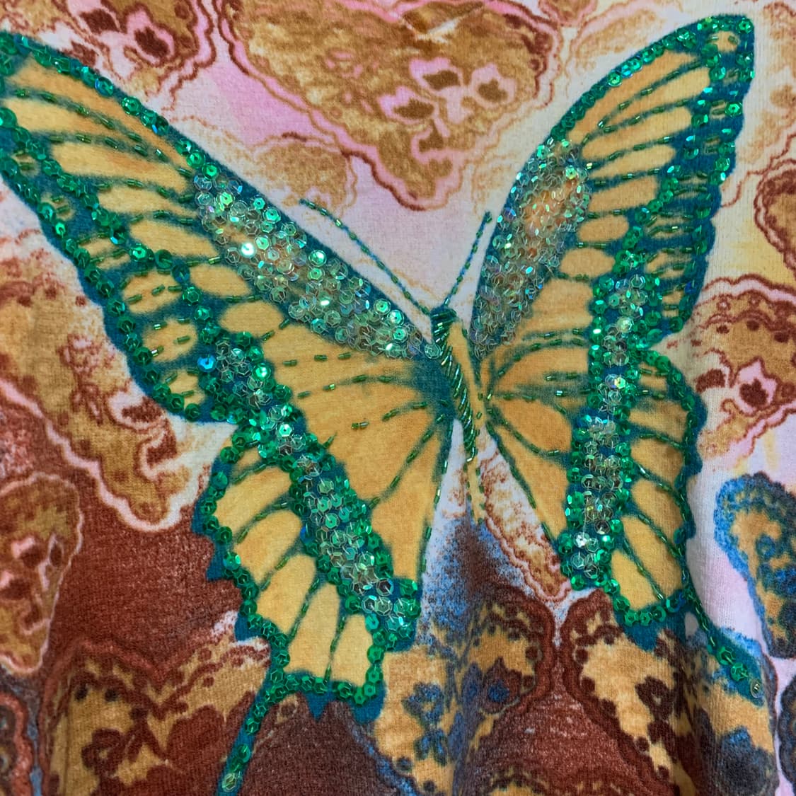 쿠스토 바르셀로나 버터플라이 시퀸 니트 긴팔 상품이미지6