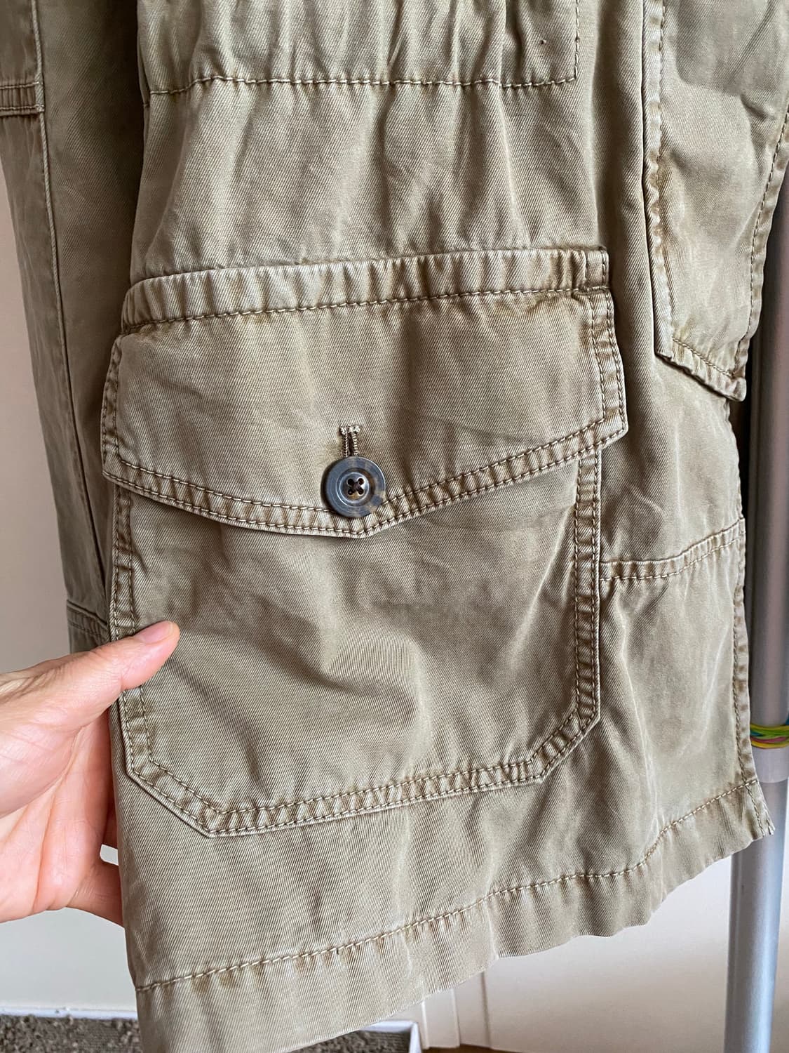 바나나 리퍼블릭 야상 자켓 XS 카키(새상품) 상품이미지7