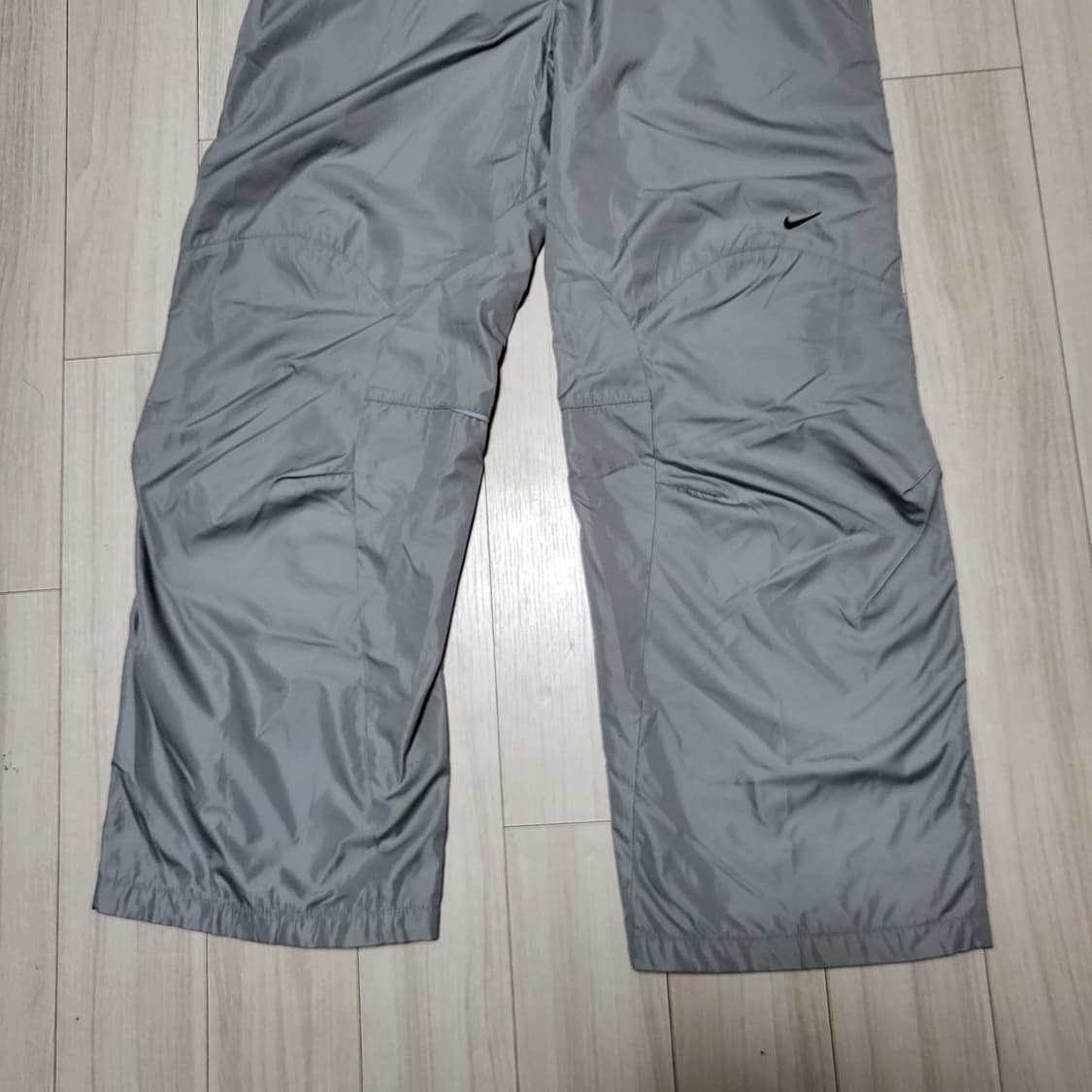 (S 55) y2k 나이키 올드스쿨 우븐팬츠 실버그레이 nike 트랙팬츠 상품이미지5