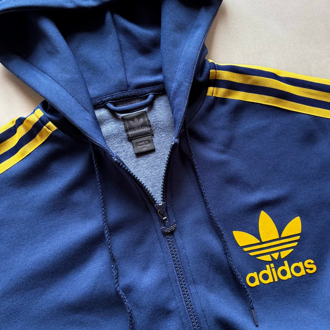 [L]아디다스 후드 플락 네이비 트랙탑 져지 상품이미지7