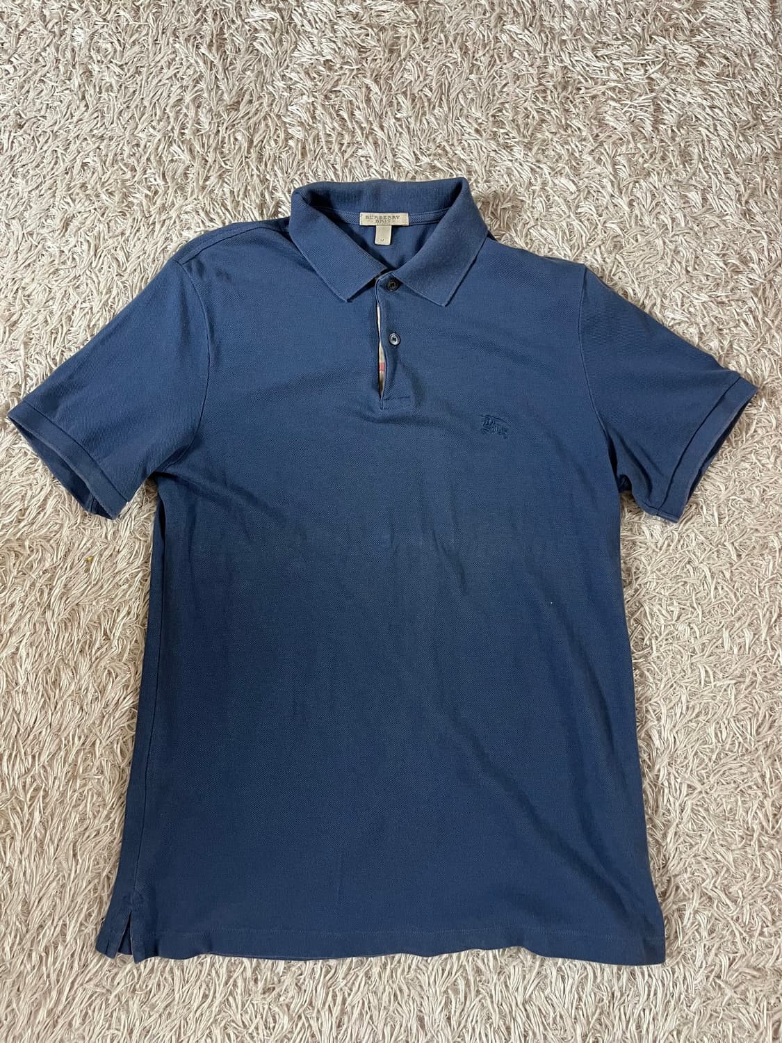 버버리 브릿 네이비 반팔 폴로티 상품이미지1
