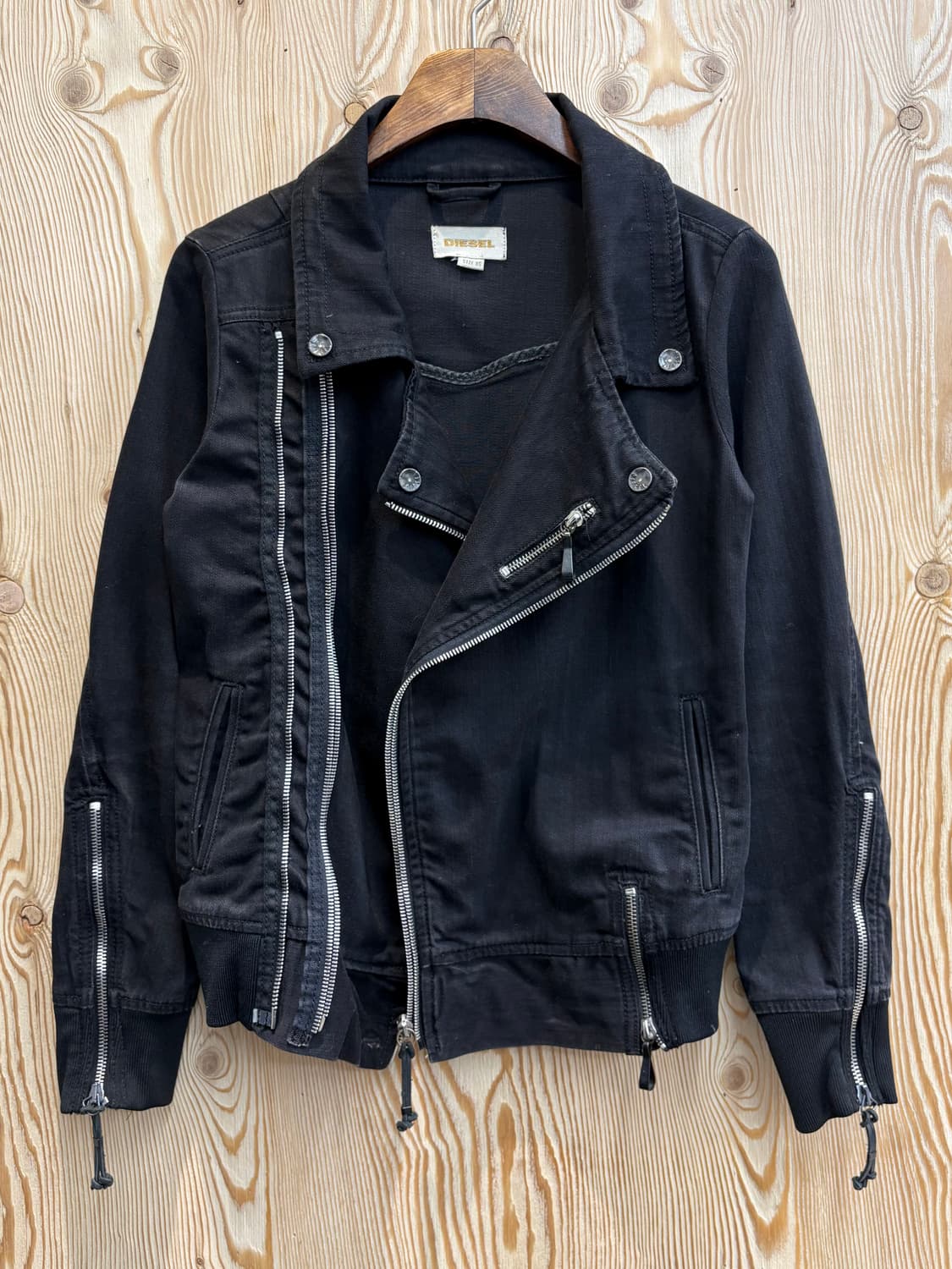 디젤 캔버스 멀티 지퍼 라이더 자켓 상품이미지2