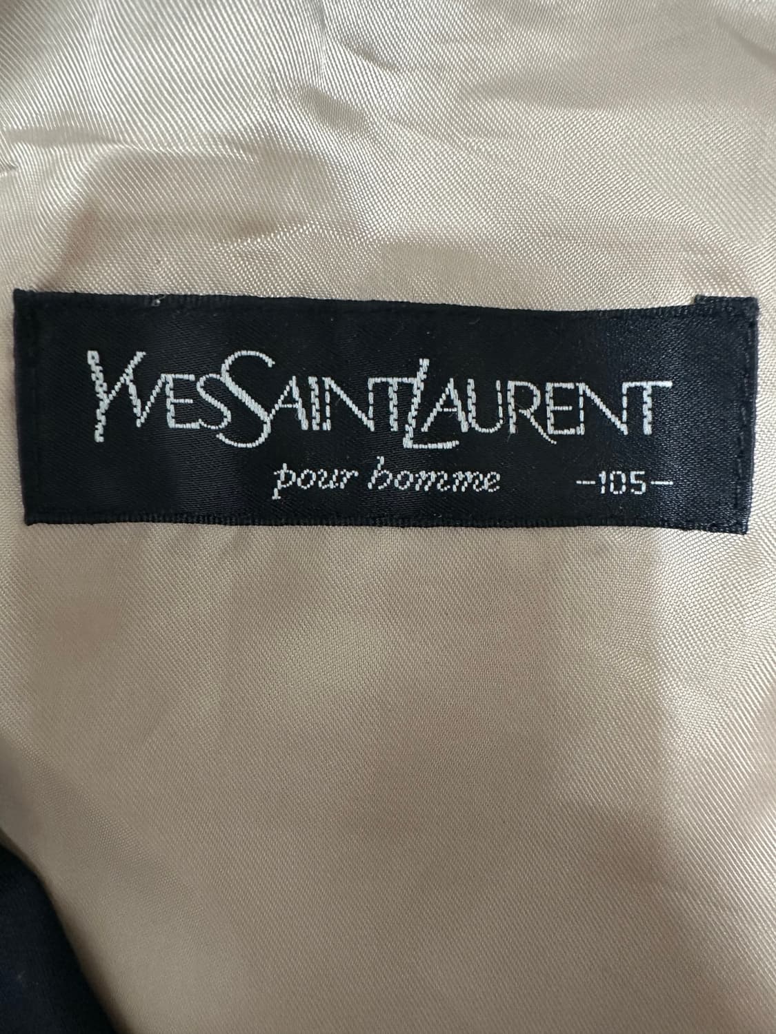 ysl 입생로랑 베이지 블루종 자켓 상품이미지4