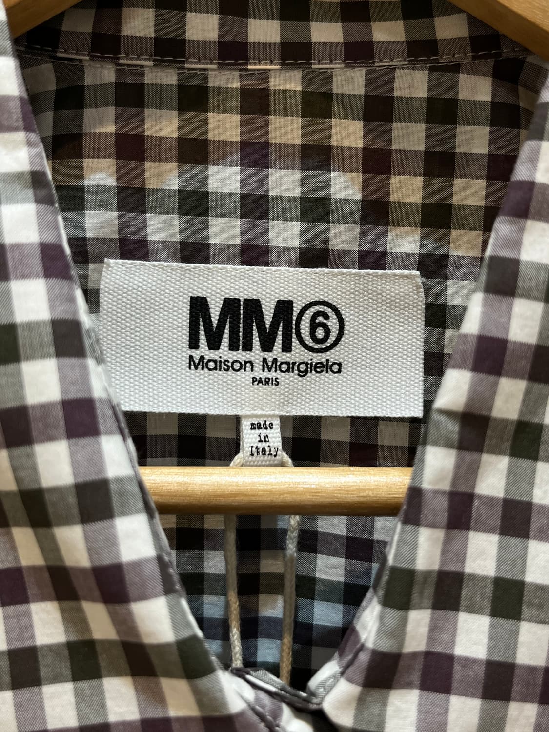 MM6 체크 긴 팔 카라 셔츠 PN4325 상품이미지5