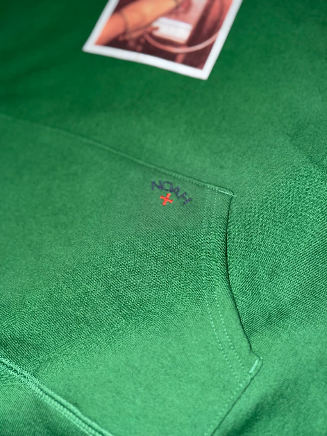 [XL] NOAH 노아 X 안토니오 로페즈 콜라보 포토 후디 그린 상품이미지4