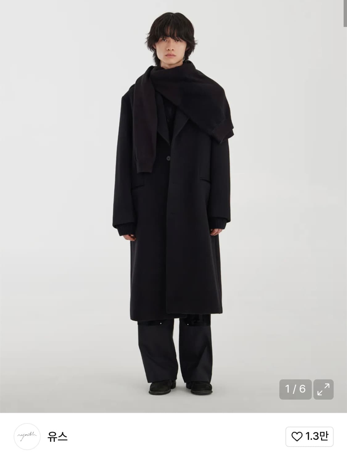 youth 유스 체스터필드 코트 L 상품이미지1