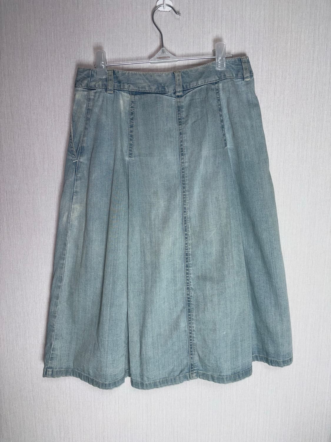 연청 데님 미디 스커트 상품이미지9
