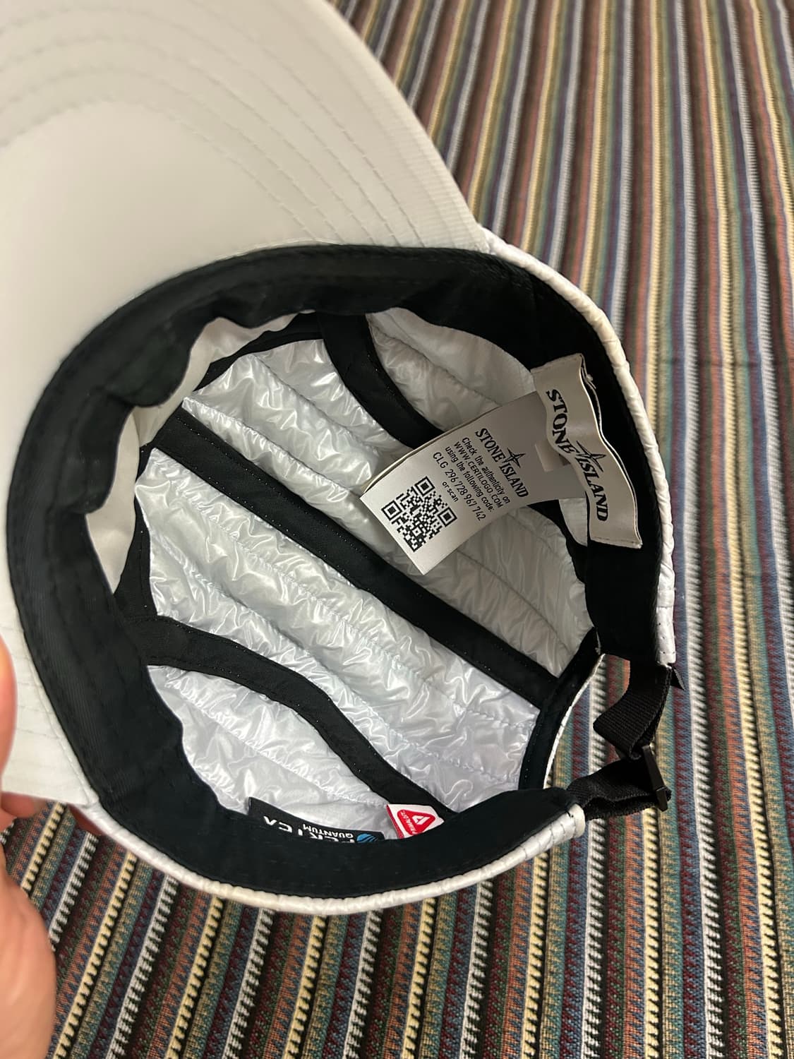 Stone Island 스톤아일랜드 나일론 패딩 캡모자 상품이미지2