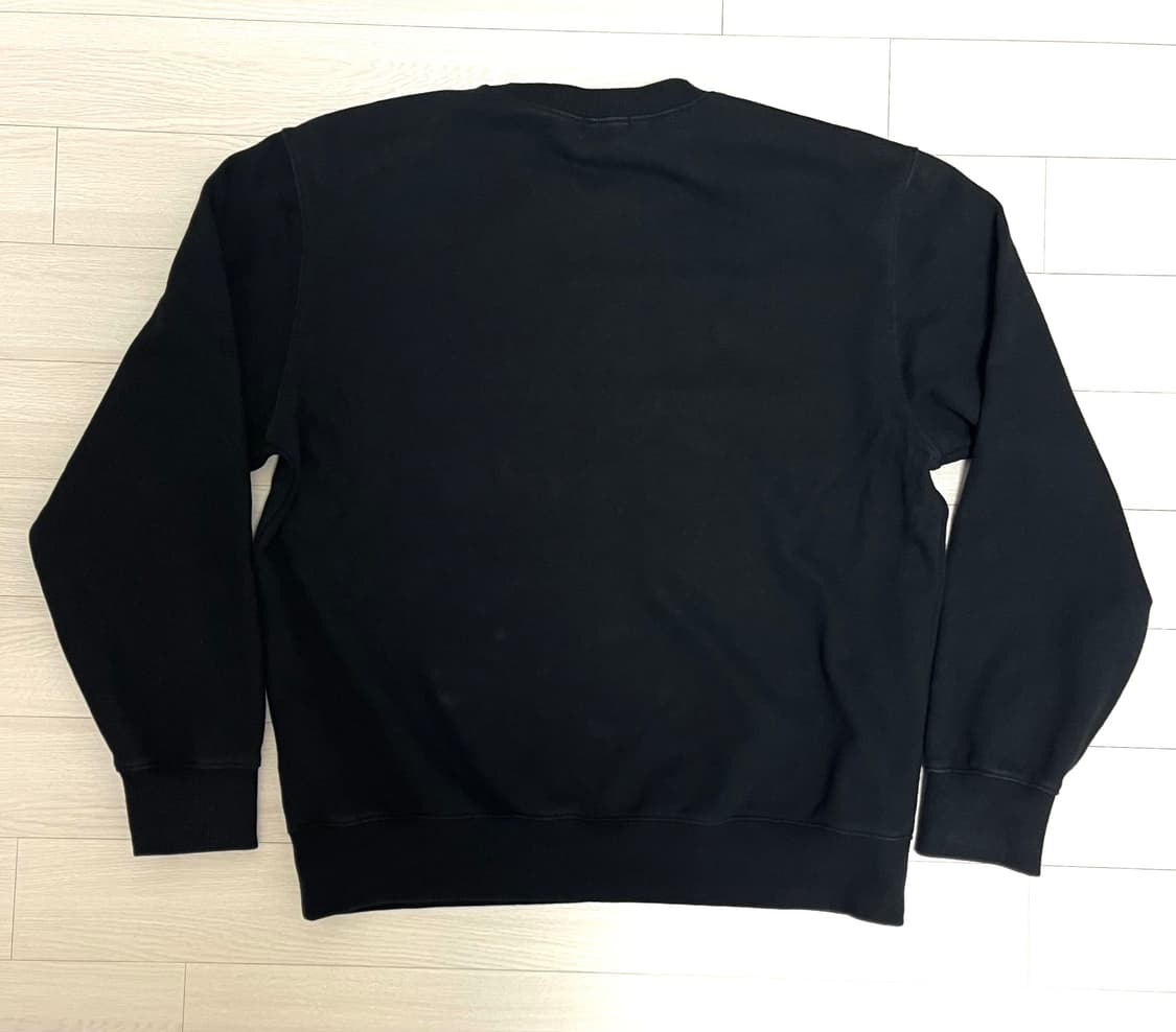 무신사 스탠다드 블랙 맨투맨 XL 상품이미지4