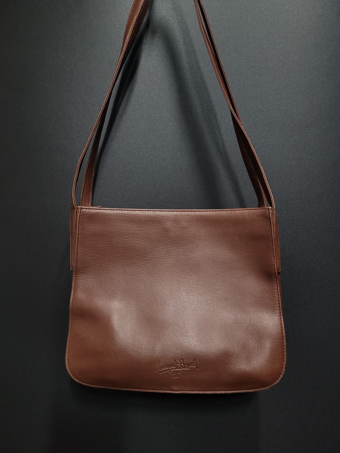 MARGARET HOWELL 마가렛호웰 빈티지 레더 숄더백 상품이미지1