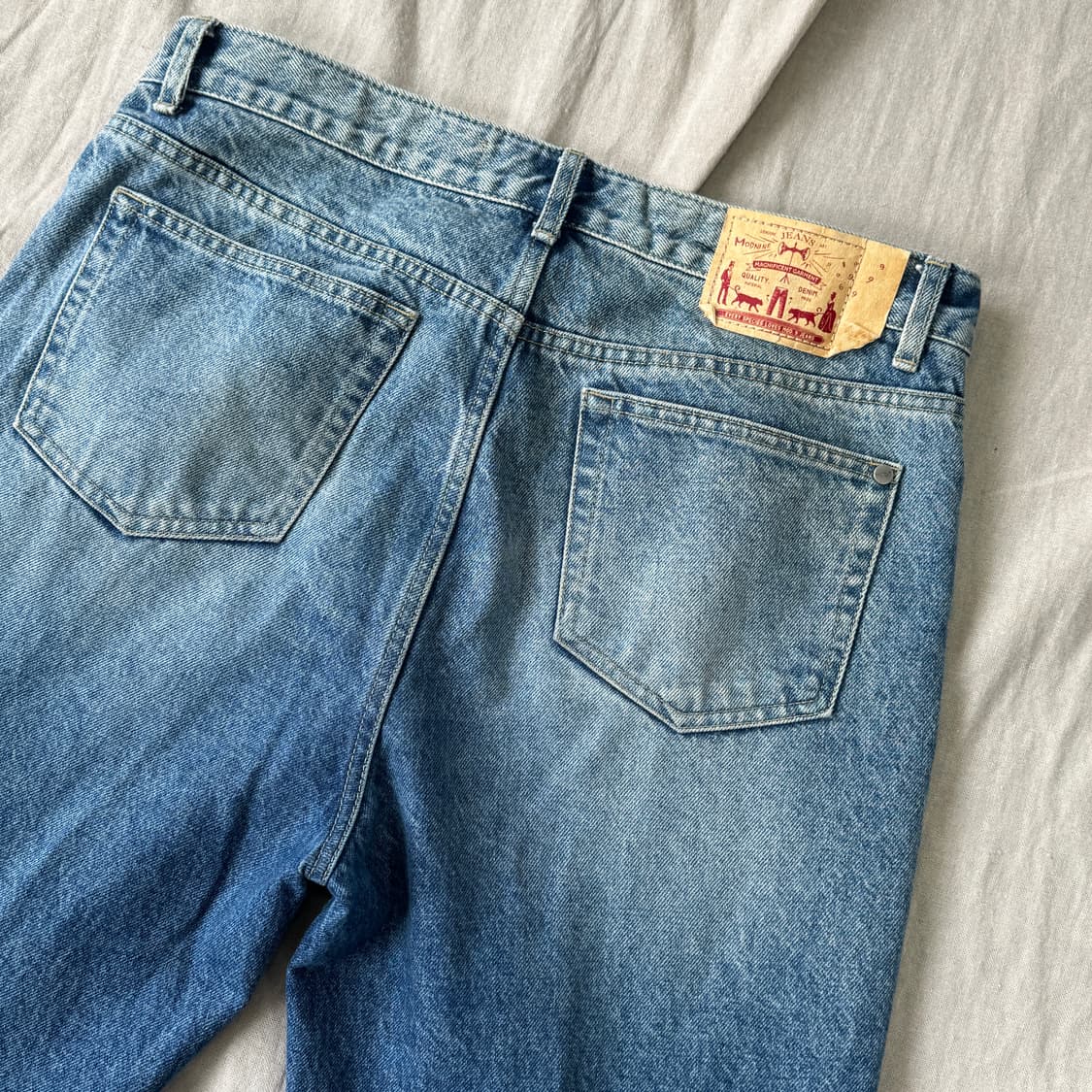 모드나인 mod6 샌드워싱 데님팬츠 33 상품이미지5