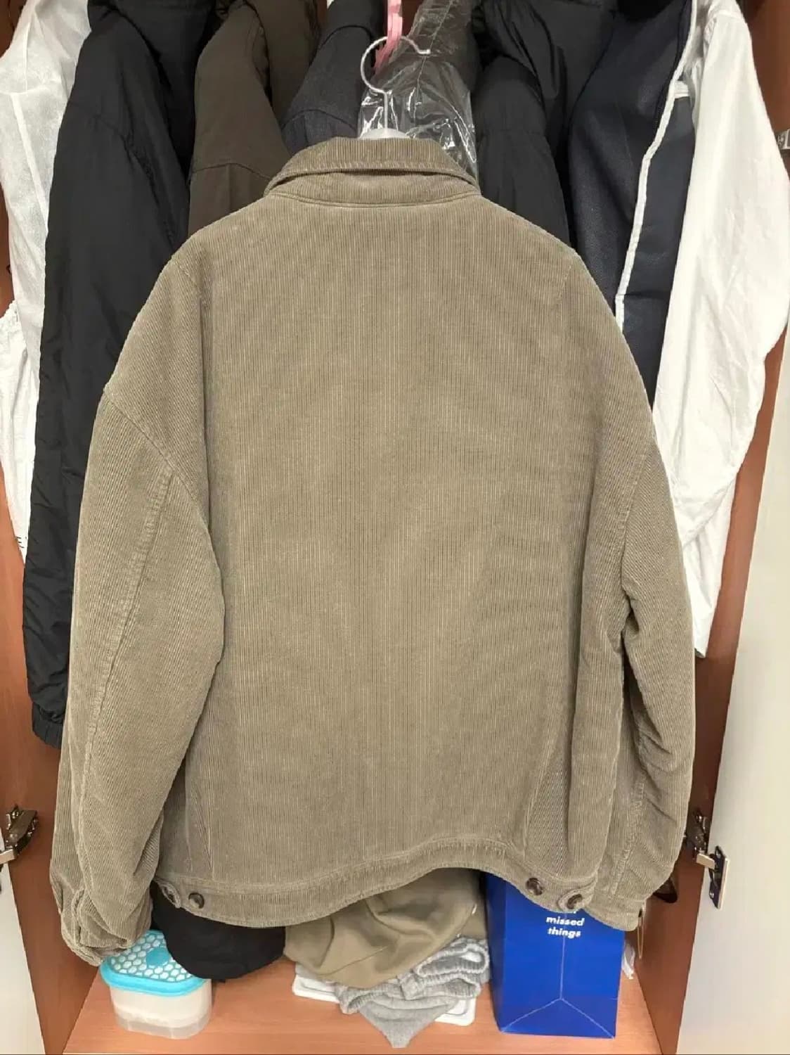 [M] (새상품) 카키스 코듀로이 스윙자켓 sage 상품이미지2