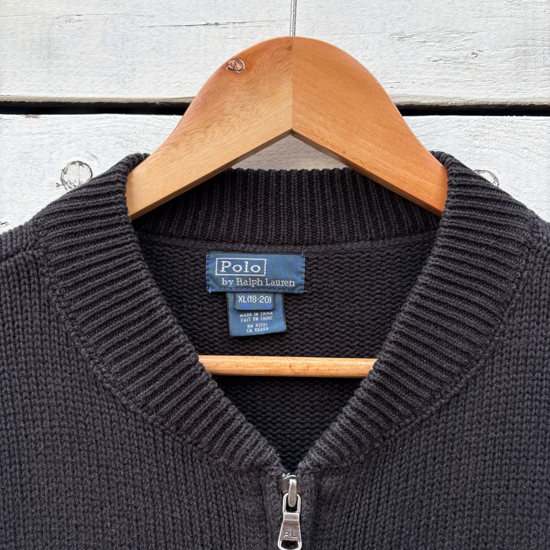 Polo 폴로 빅포니 니트 집업 상품이미지3