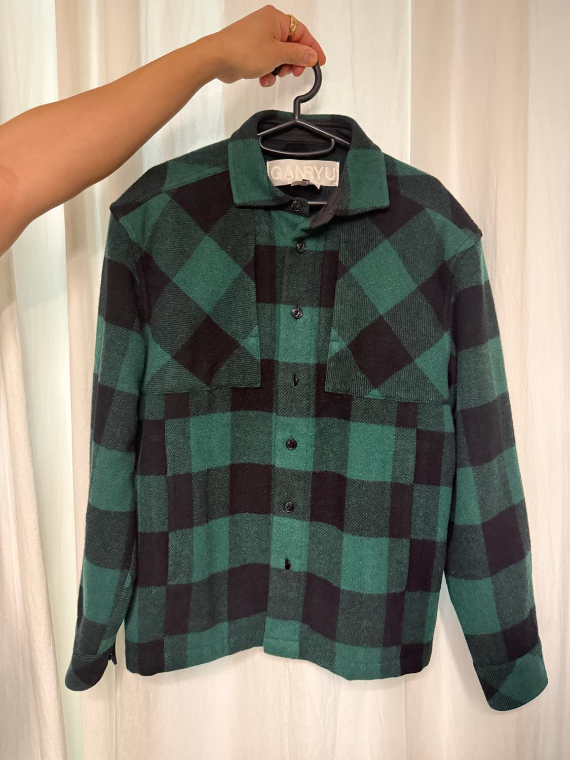 꼼데가르송 간류 플란넬 셔츠 상품이미지1