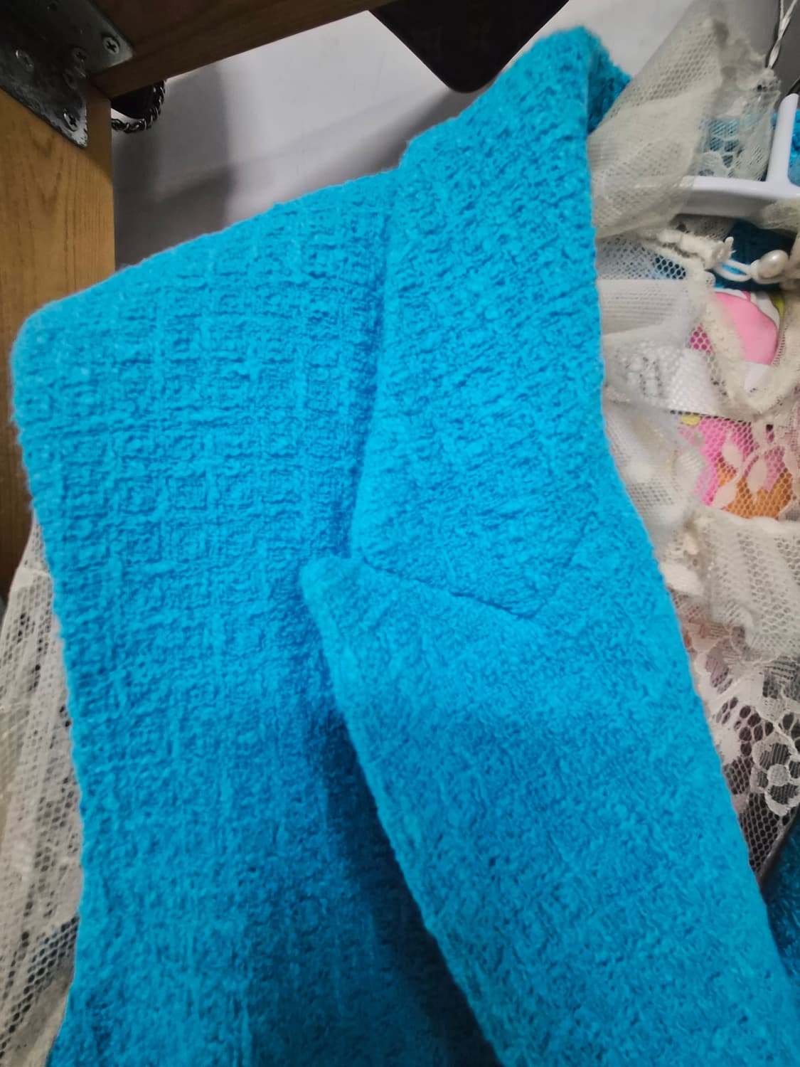 자라 트위드 롱 베스트 상품이미지3