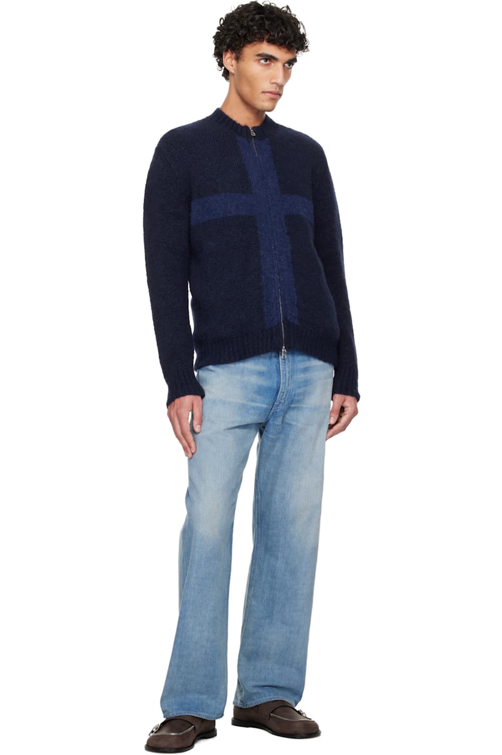 [L]팔로마울 Cruz B 집업 가디건/블루 상품이미지4