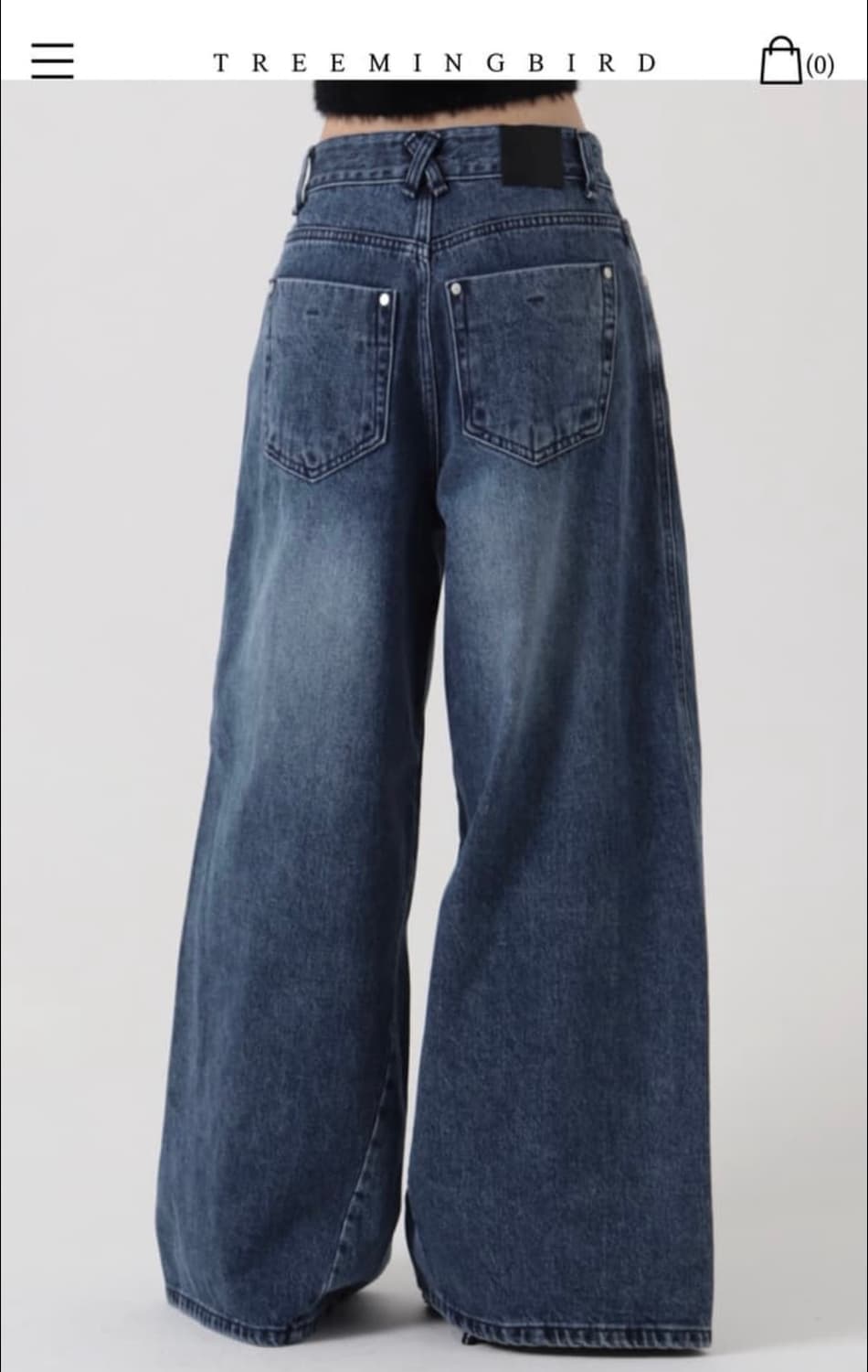 트리밍버드 로우라이즈 데님 팬츠 상품이미지2