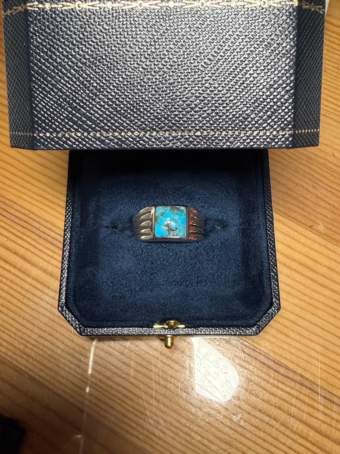 penetrate king man turquoise biker ring 상품이미지3