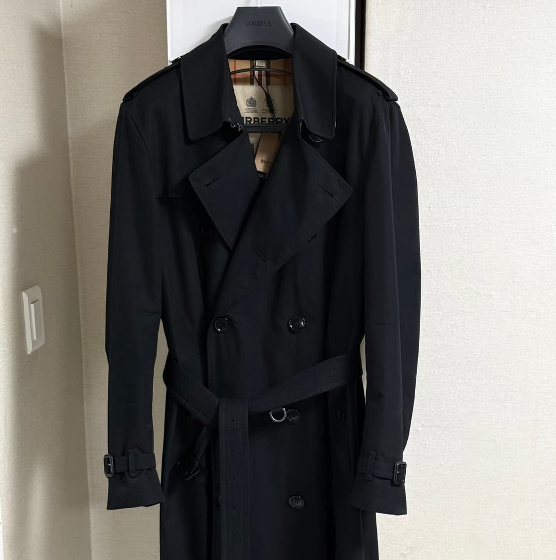 버버리 롱캔징턴 블랙 54서이즈 상품이미지1