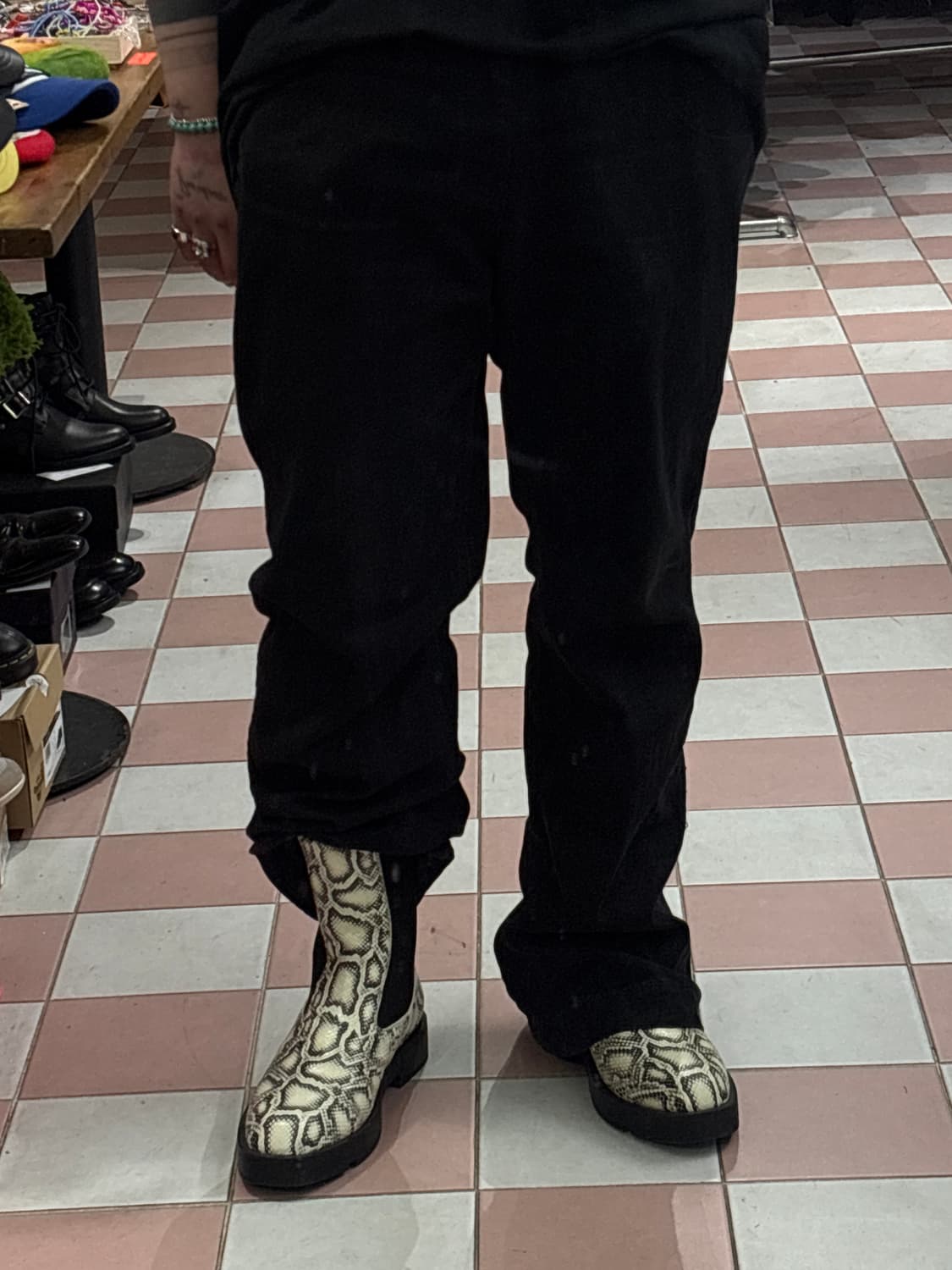 TTF✳️지방시 스네이크 램스킨 부츠 상품이미지4