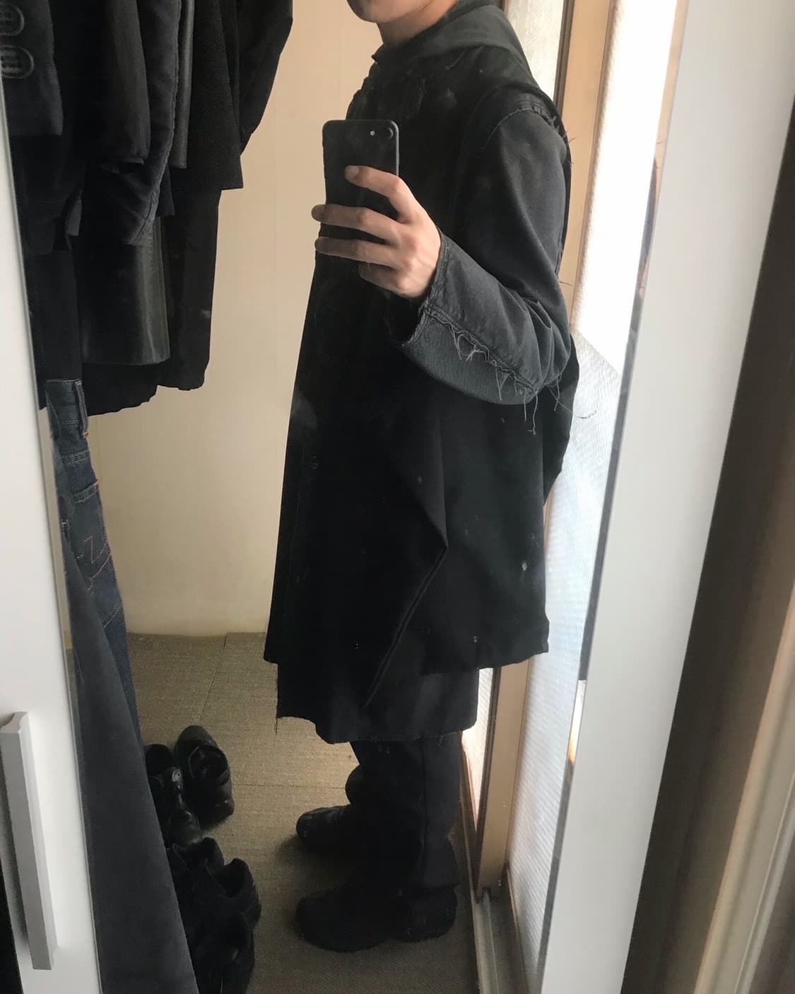 Comme des garcons shirt leahter coat 상품이미지3