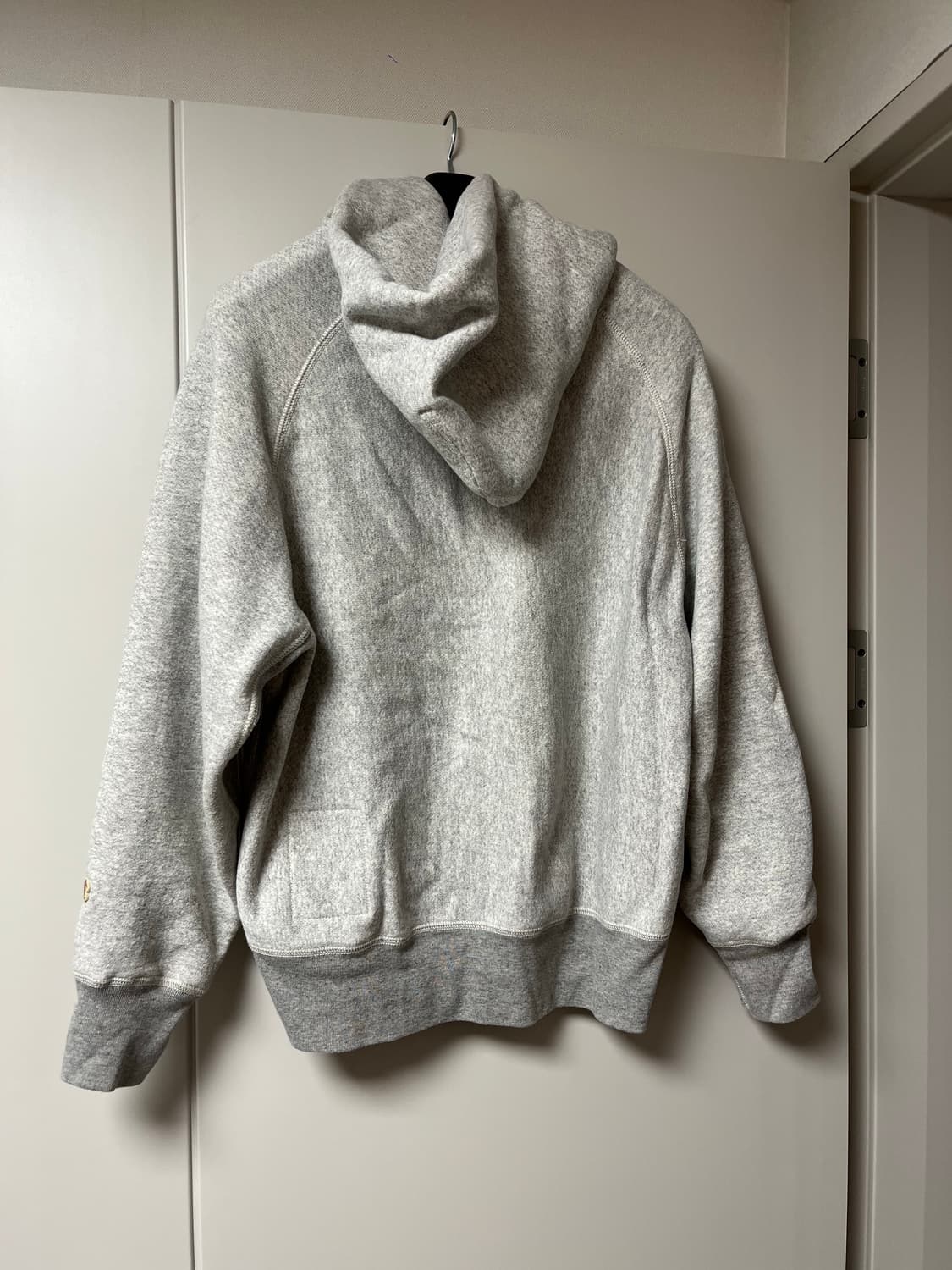 [카키스X챔피온]클럽 후드 티셔츠 Oxford Grey_ S 상품이미지8