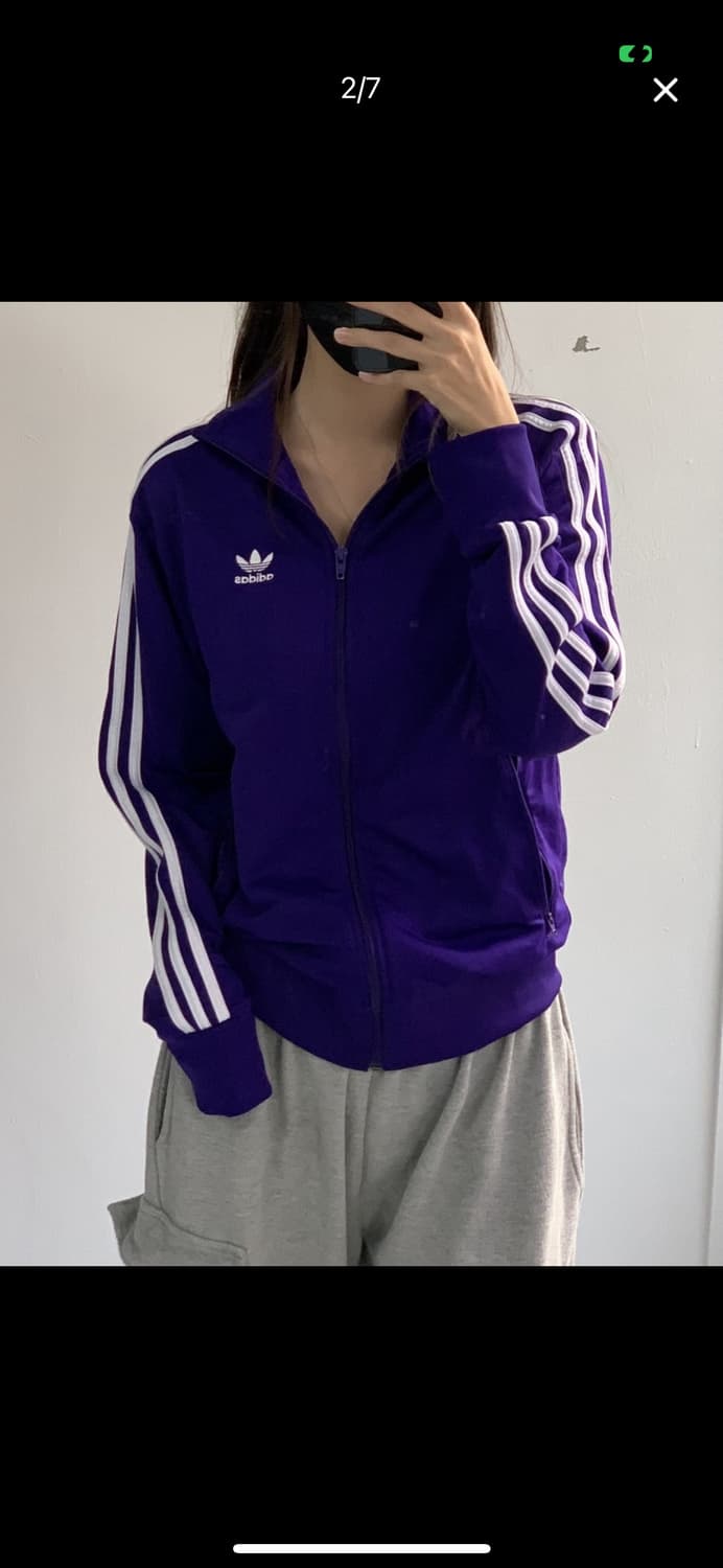 S 아디다스 파이어버드 져지 퍼플 상품이미지2