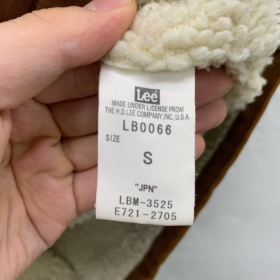 Lee 브라운 로고 플리스 후드 베스트 자켓 상품이미지6