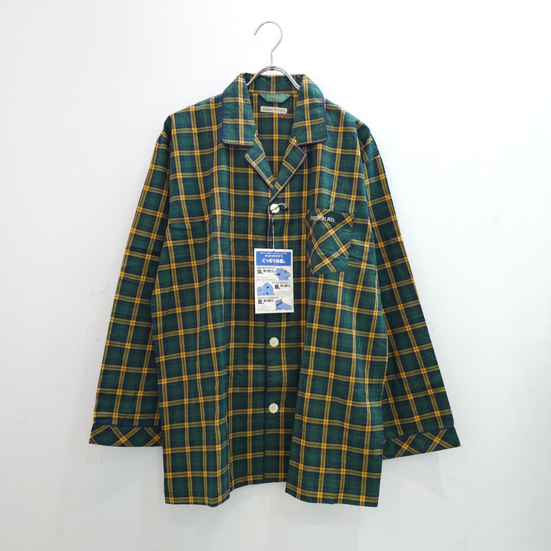 JPN 아놀드파마 그린체크 파자마세트 상품이미지2