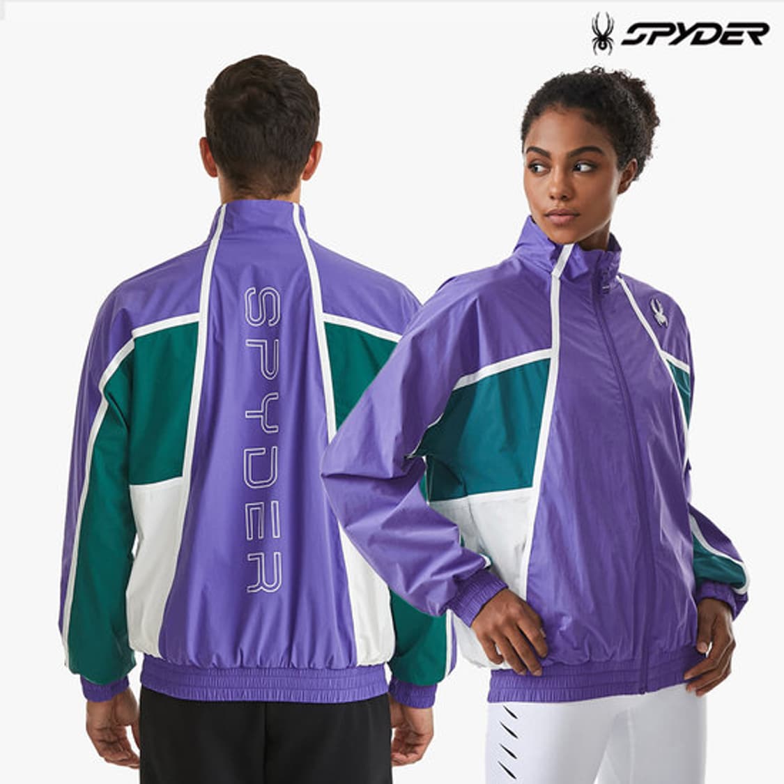 [[S, A급, 공용] 스파이더(SPYDER) 백로고 우븐 자켓#345 상품이미지1