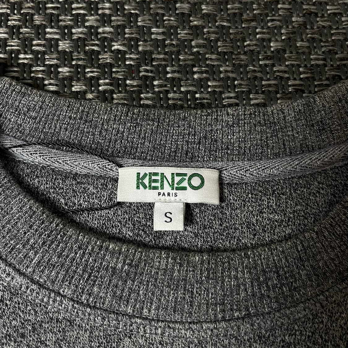 겐조 레드옐로우 포인트 그레이 맨투맨 S 상품이미지4