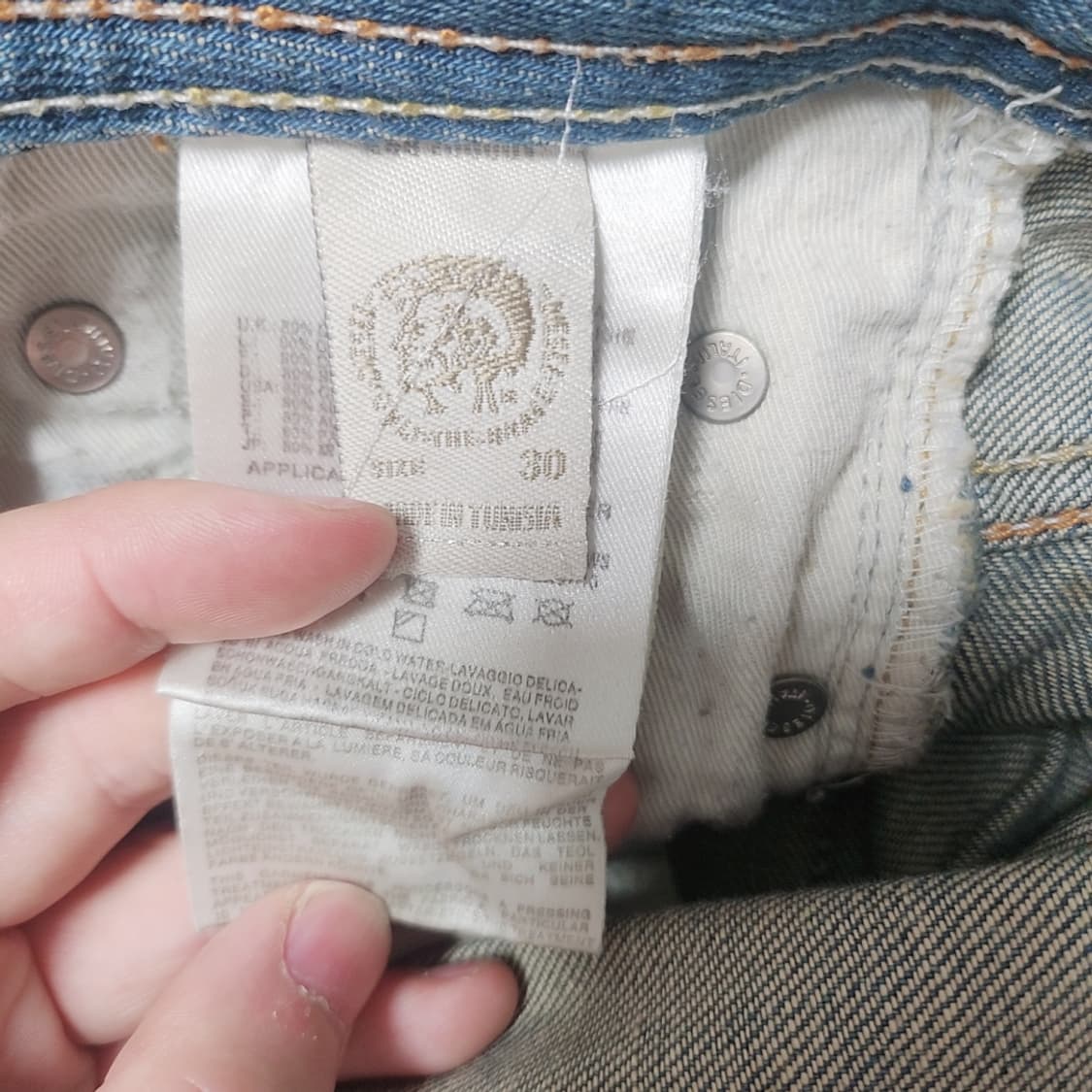 [30] 디젤 사파도 청바지 데님팬츠 상품이미지5