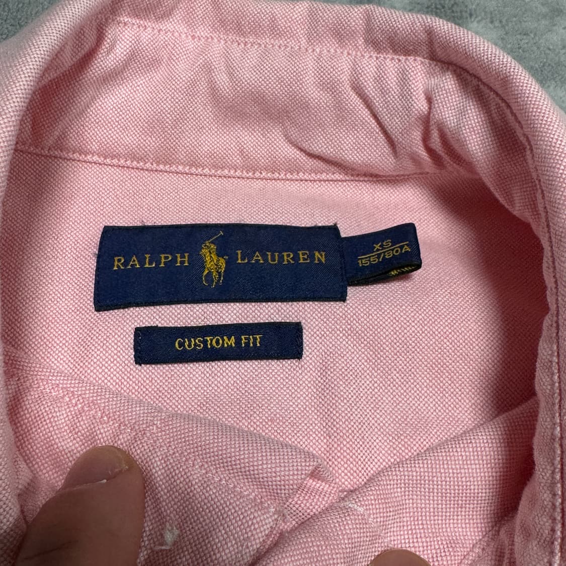 랄프로렌 핑크 옥스포드 셔츠 상품이미지4
