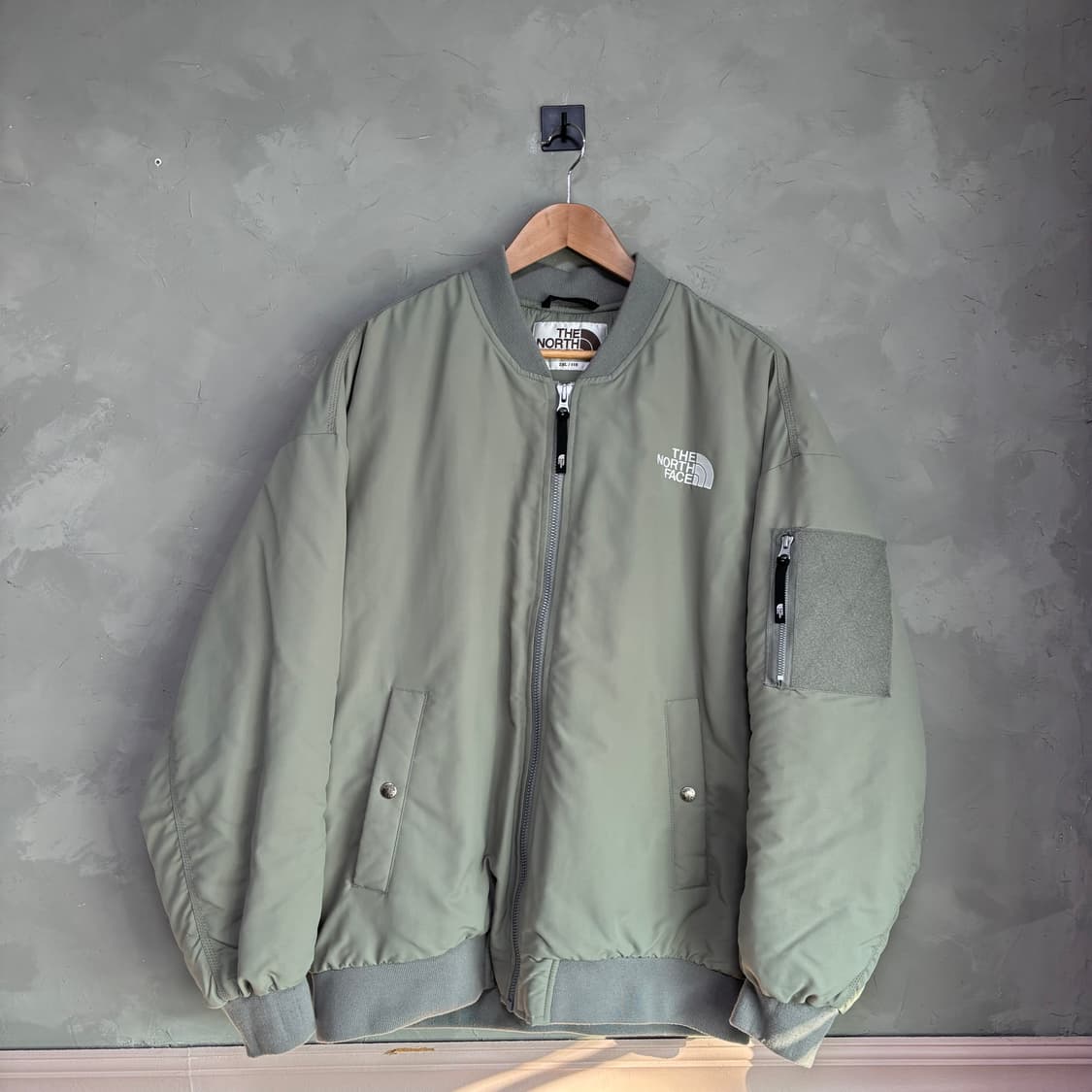 노스페이스 하이든 EX 히트 봄버 자켓 패딩 올리브 카키 상품이미지1