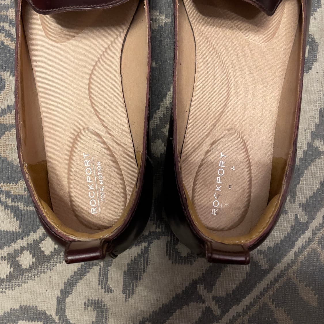 락포트 (우먼) 브라운 레더 로퍼 상품이미지5