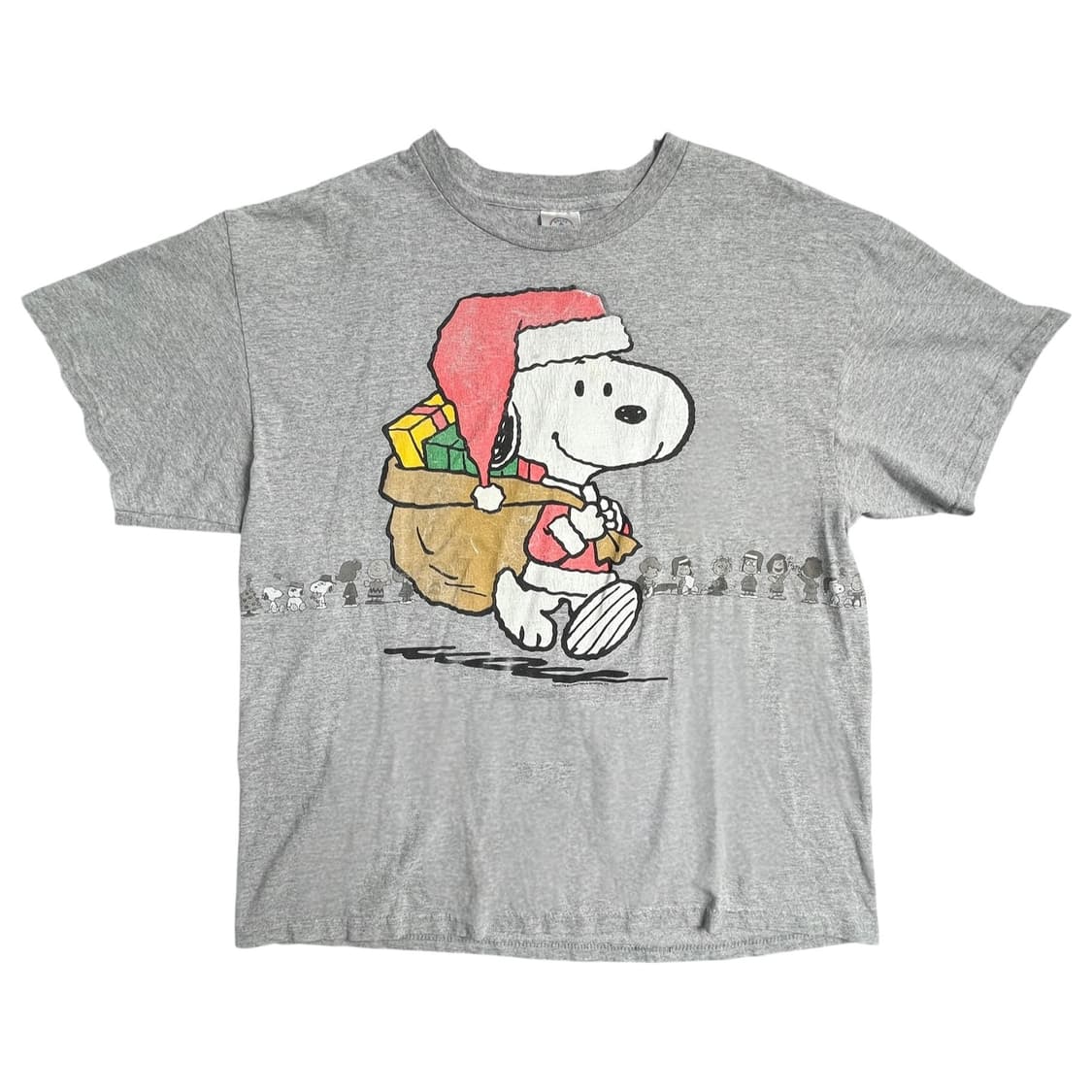 스누피 크리스마스 반팔티 그레이 상품이미지1