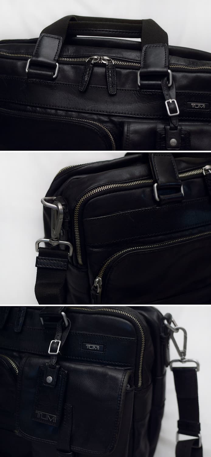 투미 (TUMI) 알파 라레도 블랙 나파레더 가죽 브리프케이스 상품이미지7