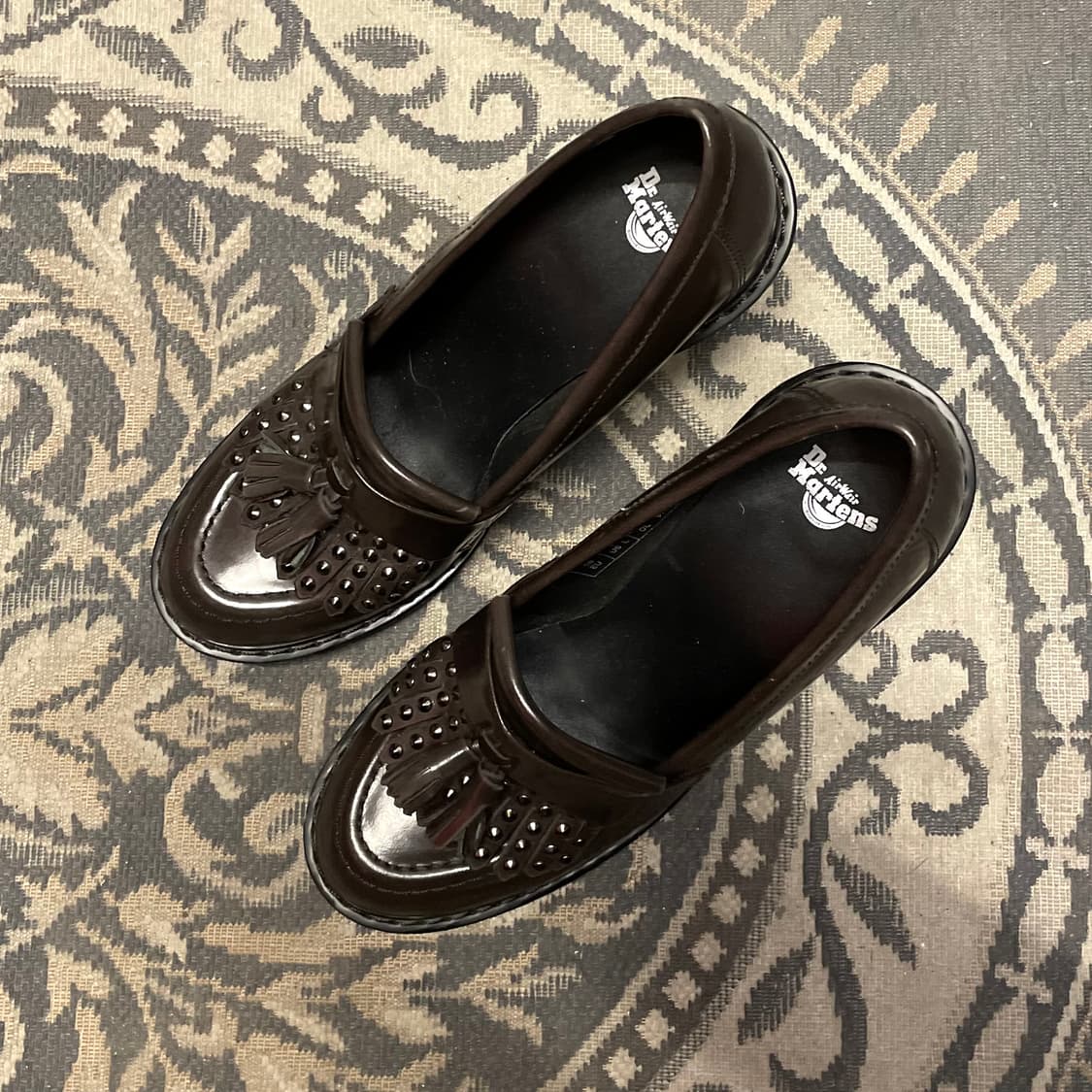 닥터마틴 (우먼) Mairwen 그레이 테슬 로퍼 힐   상품이미지2