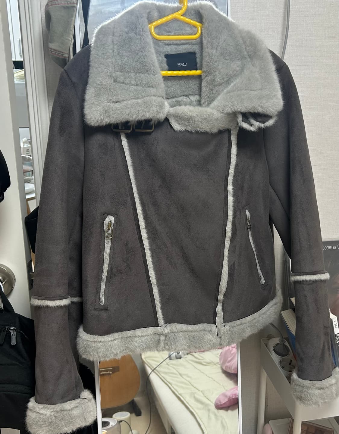 무스탕 자켓 상품이미지1