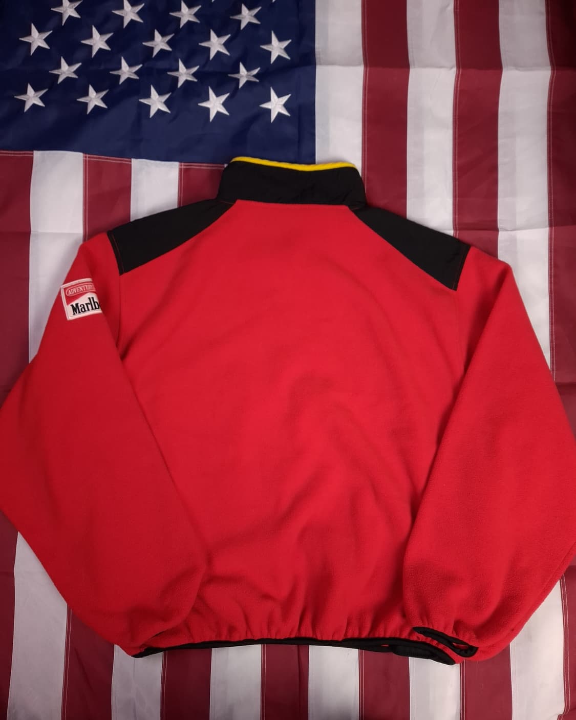 오리지날 90's 말보로 레이싱 후리스 스냅 풀오버 상품이미지5