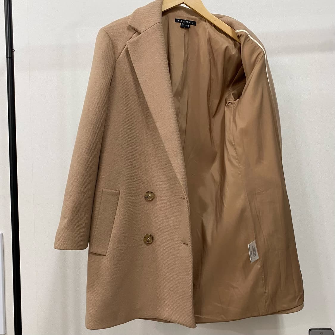 띠어리 버진 울 더블 코트 상품이미지6